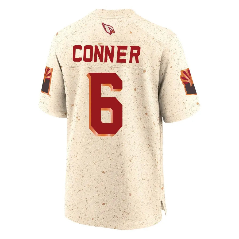 Seanshop A.Cardinals #6 James Conner Player Cream Rivalries Collection Game Stitched Jerseys