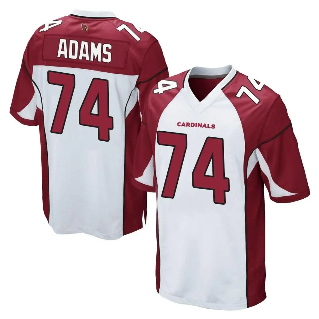 Seanshop A.Cardinals #74 Isaiah Adams Player White Cardinal Home Game Stitched Jerseys