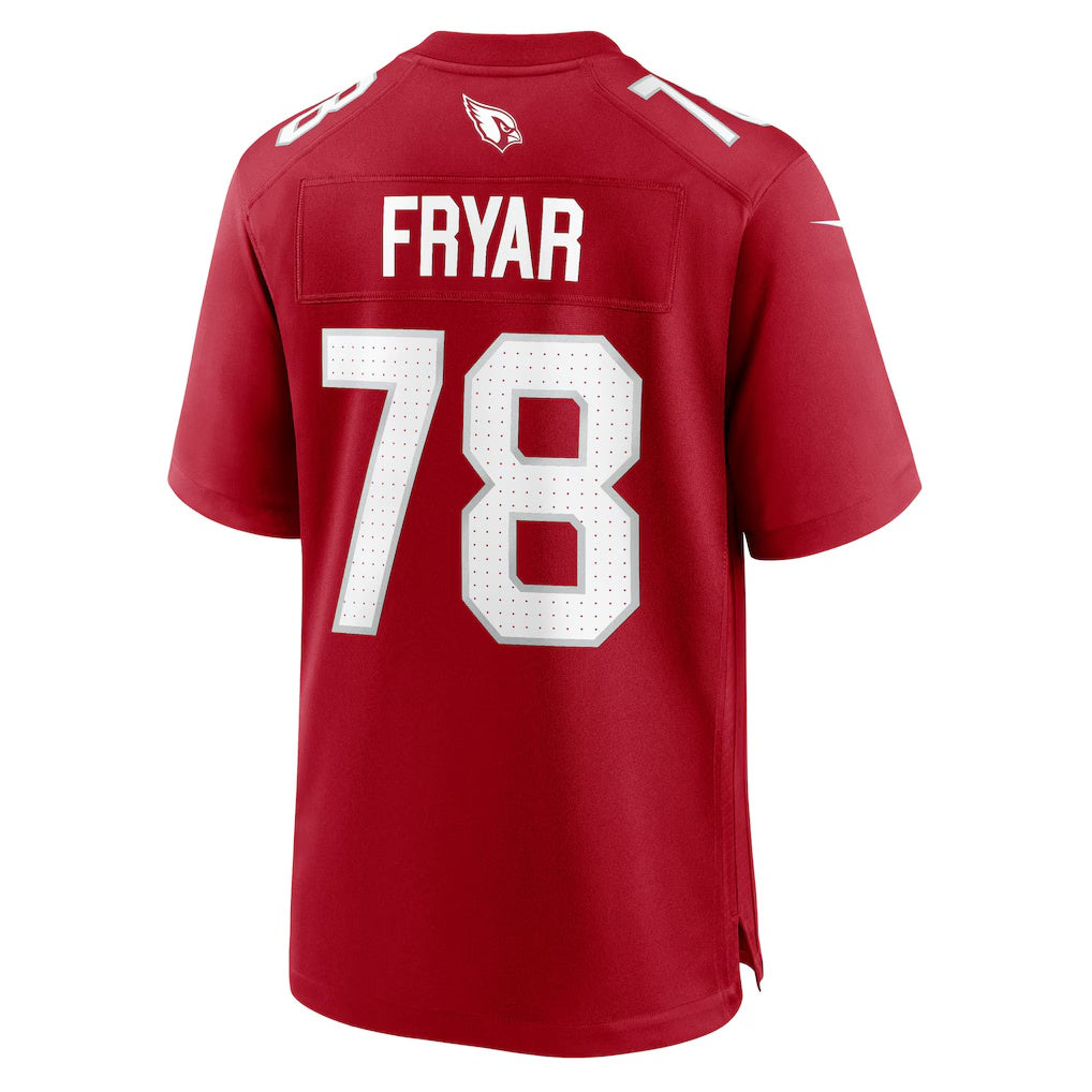 Seanshop A.Cardinals #78 Josh Fryar Cardinal Team Game Jersey