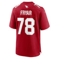 Seanshop A.Cardinals #78 Josh Fryar Cardinal Team Game Jersey