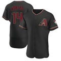 Seanshop A.Diamondbacks #14 Gabriel Moreno Player Black Authentic Alternate Stitched Jerseys