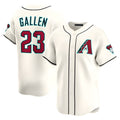 Seanshop A.Diamondbacks #23 Zac Gallen Player Cream Game Limited Stitched Jerseys
