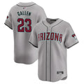 Seanshop A.Diamondbacks #23 Zac Gallen Player Gray Replica Game Stitched Jerseys