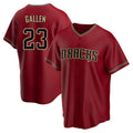 Seanshop A.Diamondbacks #23 Zac Gallen Player Red Replica Game Stitched Jerseys