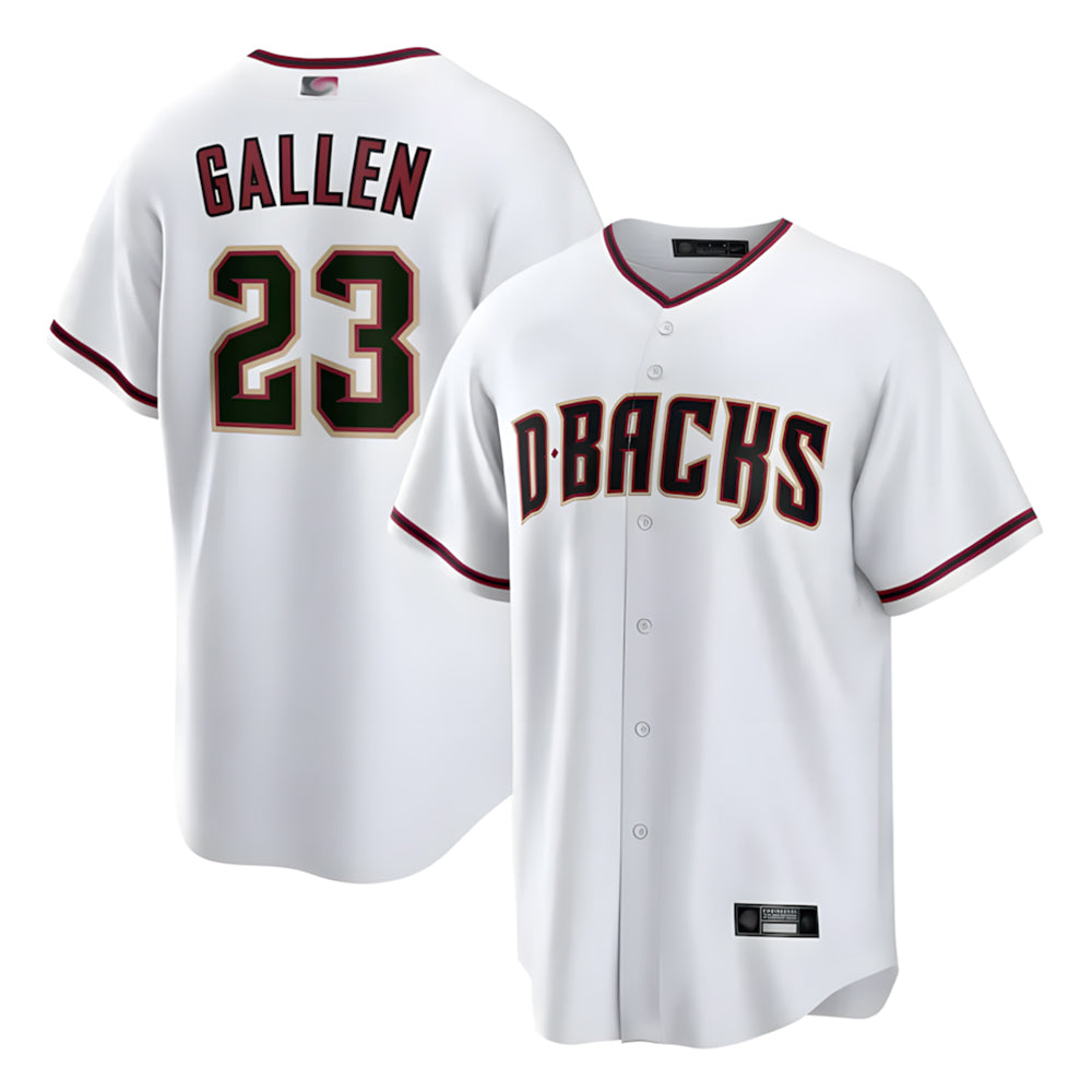 Seanshop A.Diamondbacks #23 Zac Gallen Player White Cool Replica Stitched Jerseys