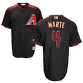 Seanshop A.Diamondbacks #4 Ketel Marte Player Black Big & Tall Replica Limited Stitched Jerseys