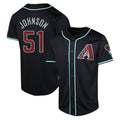 Seanshop A.Diamondbacks #51 Randy Johnson Player Black Limited Alternate Stitched Jerseys