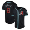 Seanshop A.Diamondbacks #8 James McCann Player Black Red Limited Alternate Stitched Jersey