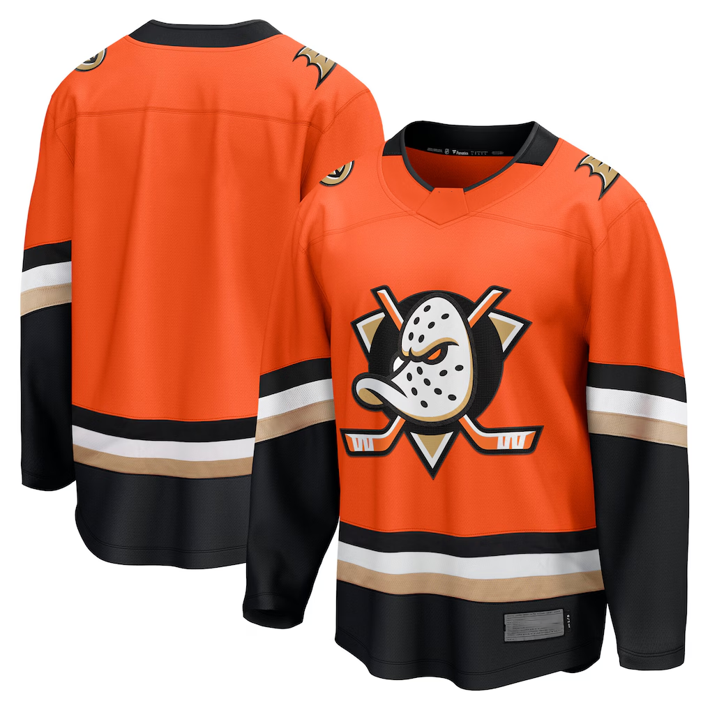Seanshop A.Ducks Orange Home Breakaway Jerseys