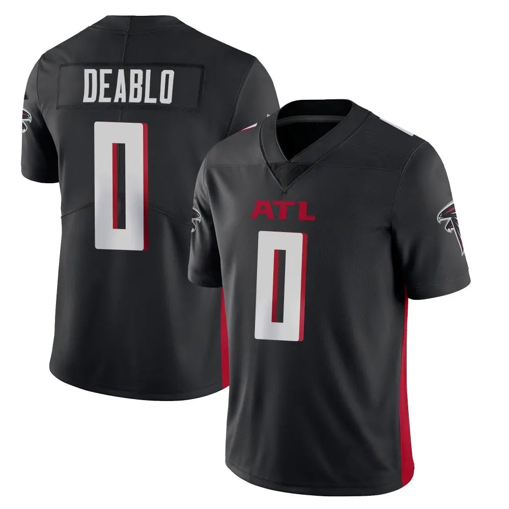Seanshop A.Falcons #0 Divine Deablo Player Black Vapor Limited Home Game Stitched Jerseys