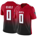 Seanshop A.Falcons #0 Divine Deablo Player Red Vapor F.U.S.E. Limited Home Game Stitched Jerseys