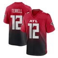 Seanshop A.Falcons #12 Avieon Terrell Player Red Home Game Stitched Jerseys