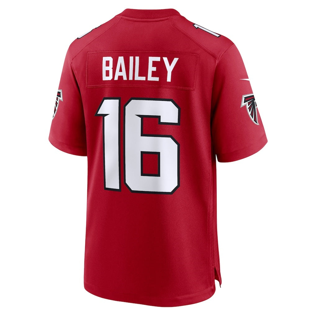 Seanshop A.Falcons #16 Jake Bailey Red Team Game Jersey