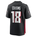 Seanshop A.Falcons #18 Kirk Cousins Black Game Player Jersey