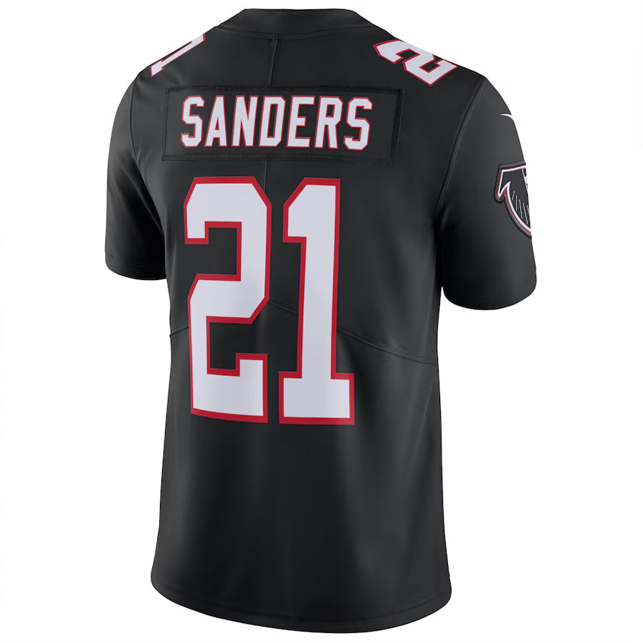 Seanshop A.Falcons #21 Deion Sanders Player Black Limited Game Stitched Jerseys