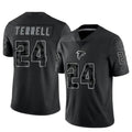 Seanshop A.Falcons #24 A.J. Terrell Jr. Player Black RFLCTV Limited Stitched Jerseys