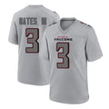 Seanshop A.Falcons #3 Jessie Bates III Player Gray Fashion Home Game Stitched Jerseys