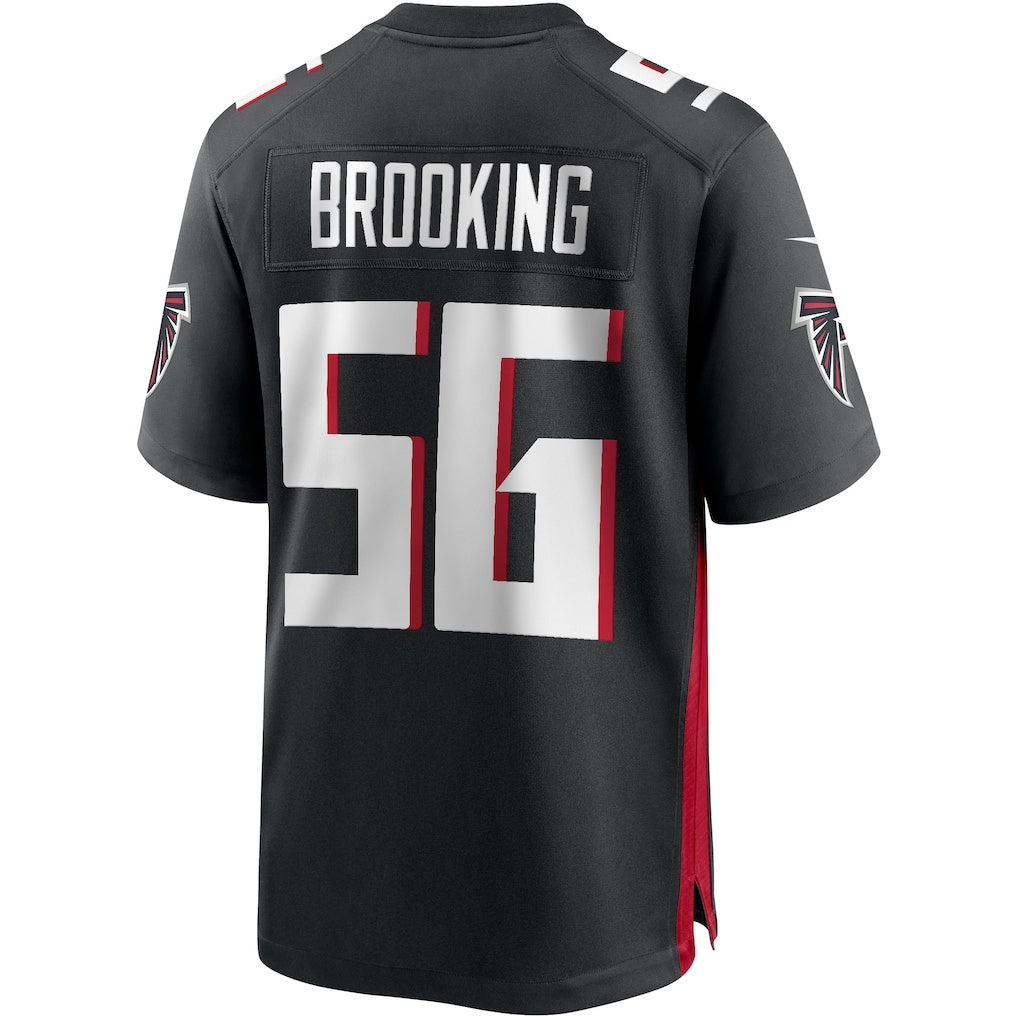 Seanshop A.Falcons #56 Keith Brooking Black Game Retired Player Jersey