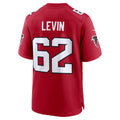 Seanshop A.Falcons #62 Corey Levin Red Team Game Jersey