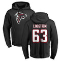 Seanshop A.Falcons #63 Chris Lindstrom Player Black Salute to Service Hoodies Stitched Jerseys