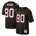 Seanshop A.Falcons #80 Andre Rison Player Mitchell & Ness Black 1992 Legacy Stitched Jerseys