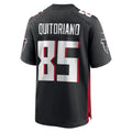 Seanshop A.Falcons #85 Teagan Quitoriano Black Team Game Jersey