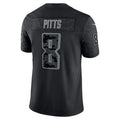 Seanshop A.Falcons #8 Kyle Pitts Sr. Player Black RFLCTV Limited Stitched Jerseys