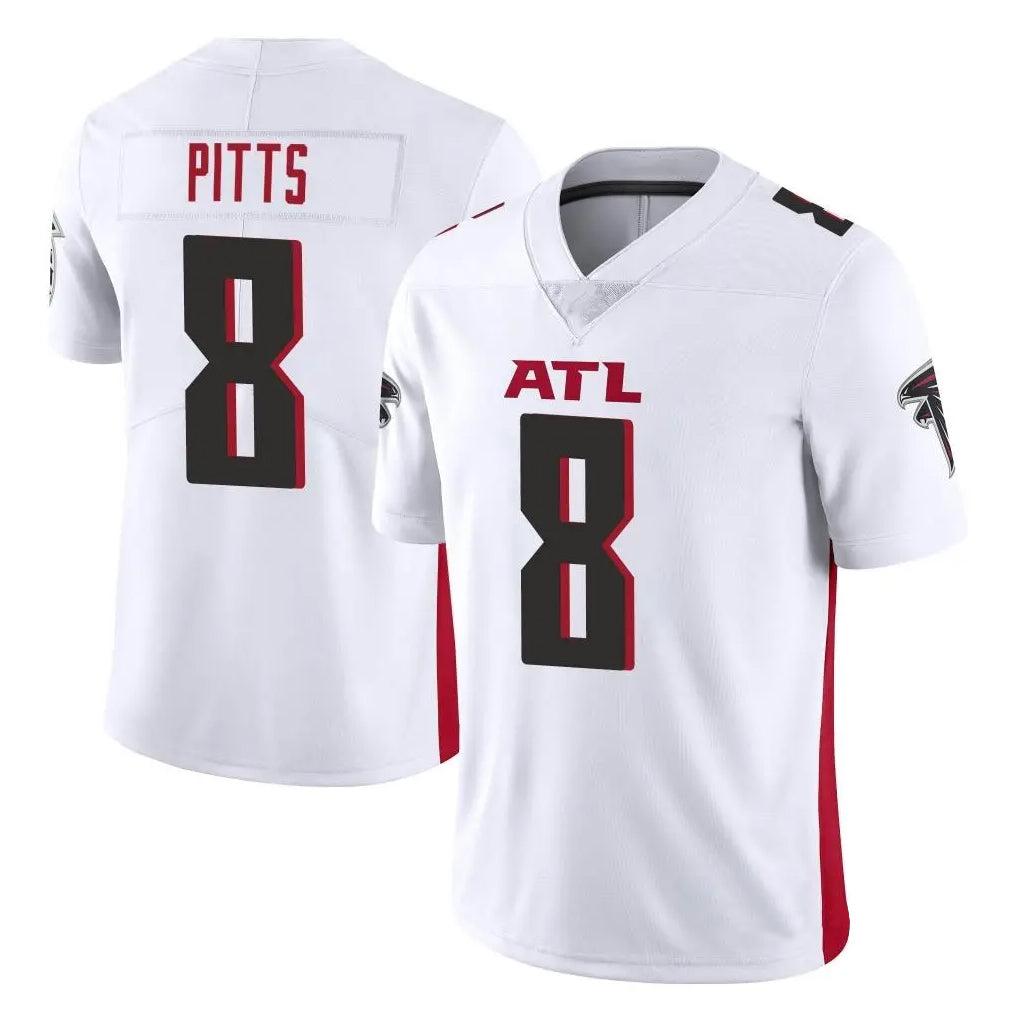 Seanshop A.Falcons #8 Kyle Pitts Sr. Player White Vapor Untouchable Limited Home Game Stitched Jerseys