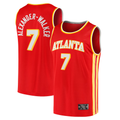Seanshop A.Hawks #7 Nickeil Alexander-Walker Red Fast Break Replica Jerseys - Icon Edition