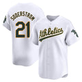 Seanshop Athletics #21 Tyler Soderstrom Player White Limited Home Stitched Jersey