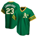 Seanshop Athletics #23 Shea Langeliers Player Green Replica Cooperstown Collection T shirt Stitched Jerseys