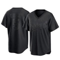Seanshop Athletics #5 Jacob Wilson Black Replica Pitch Fashion T shirt Stitched Jersey