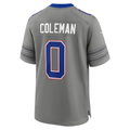 B.Bills #0 Keon Coleman Gray  Nickel City Game Stitched Jerseys