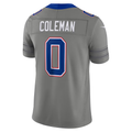 B.Bills #0 Keon Coleman Gray Nickel City Vapor F.U.S.E. Stitched Limited Stitched Jerseys