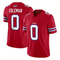 Seanshop B.Bills #0 Keon Coleman Player Red Vapor F.U.S.E. Jersey Limited Home Game Stitched Jerseys
