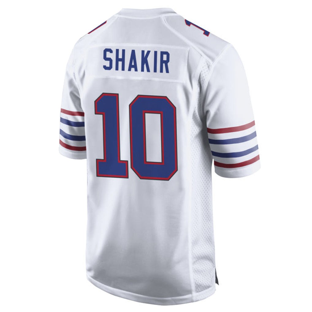Seanshop B.Bills #10 Khalil Shakir Player White Alternate Home Game Stitched Jerseys