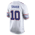 Seanshop B.Bills #10 Khalil Shakir Player White Alternate Home Game Stitched Jerseys