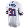 Seanshop B.Bills #31 Maxwell Hairston Player White Home Game Stitched Jerseys