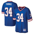 Seanshop B.Bills #34 Thurman Thomas Player Royal Mitchell & Ness Legacy Replica Stitched Jerseys