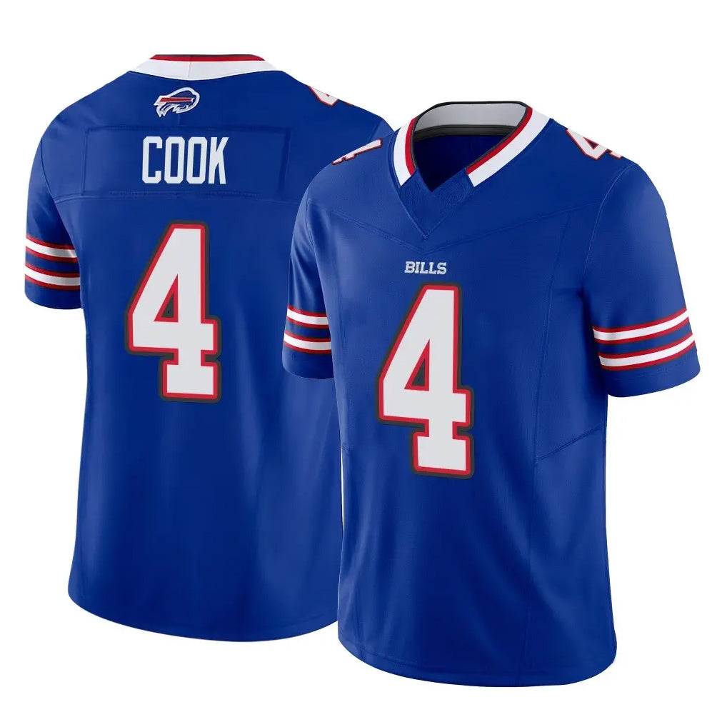 Seanshop B.Bills #4 James Cook III Player Royal Vapor F.U.S.E. Limited Home Game Stitched Jerseys