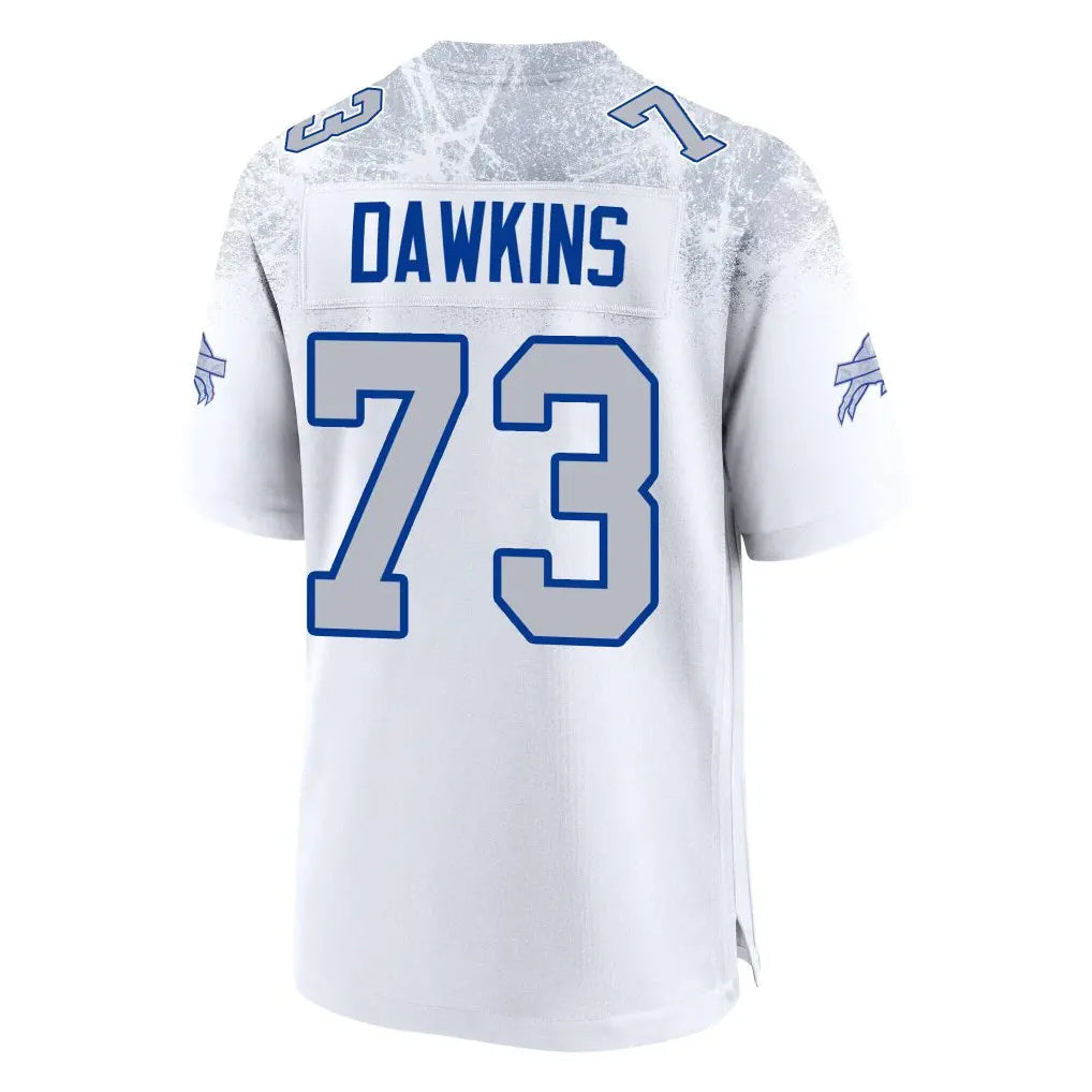 Seanshop B.Bills #73 Dion Dawkins Benford Player White Rivalries Collection Limited Stitched Jerseys