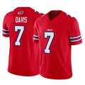 Seanshop B.Bills #7 Ray Davis Player Red Vapor F.U.S.E. Limited Stitched Jerseys