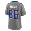 B.Bills #86 Dalton Kincaid Gray Nickel City Game Stitched Jerseys