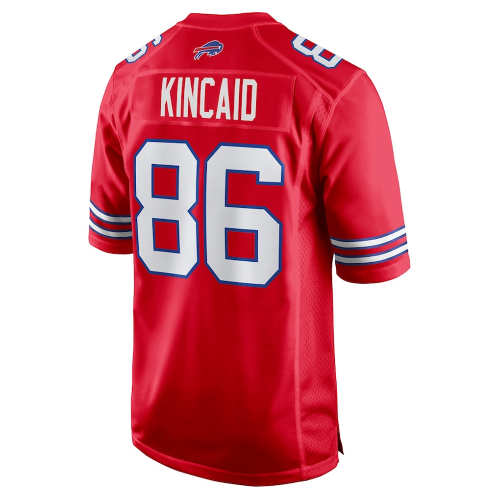 Seanshop B.Bills #86 Dalton Kincaid Player Red Home Game Stitched Jerseys