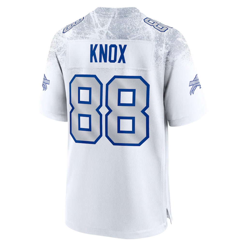 Seanshop B.Bills #88 Dawson Knox Player White Rivalries Collection Game Stitched Jerseys