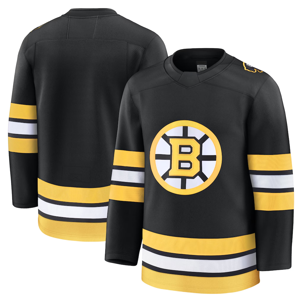 Seanshop B.Bruins Black Home Premium Stitched Jerseys