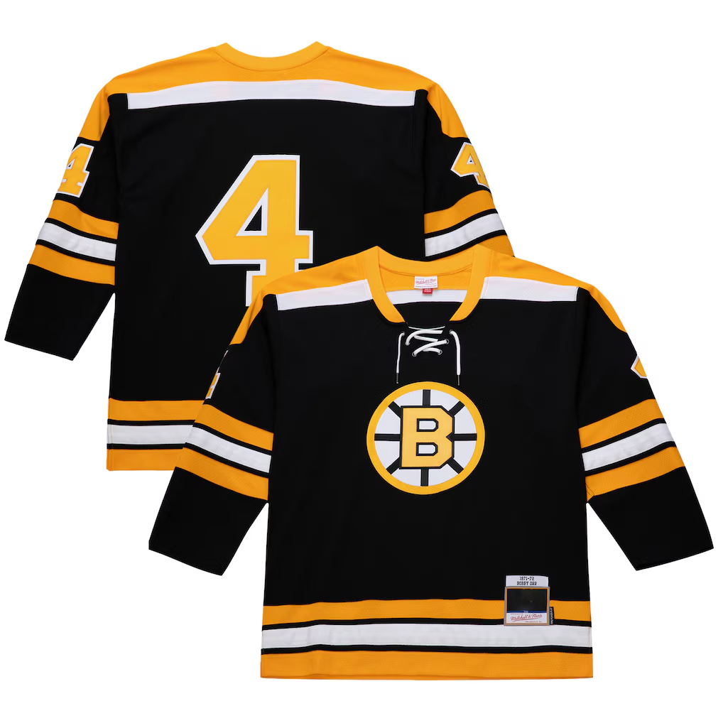 Seanshop B.Bruins Bobby Orr Black 1971-72 Power Play Stitched Jerseys