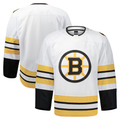 Seanshop B.Bruins White Away Authentic Pro Stitched Jerseys