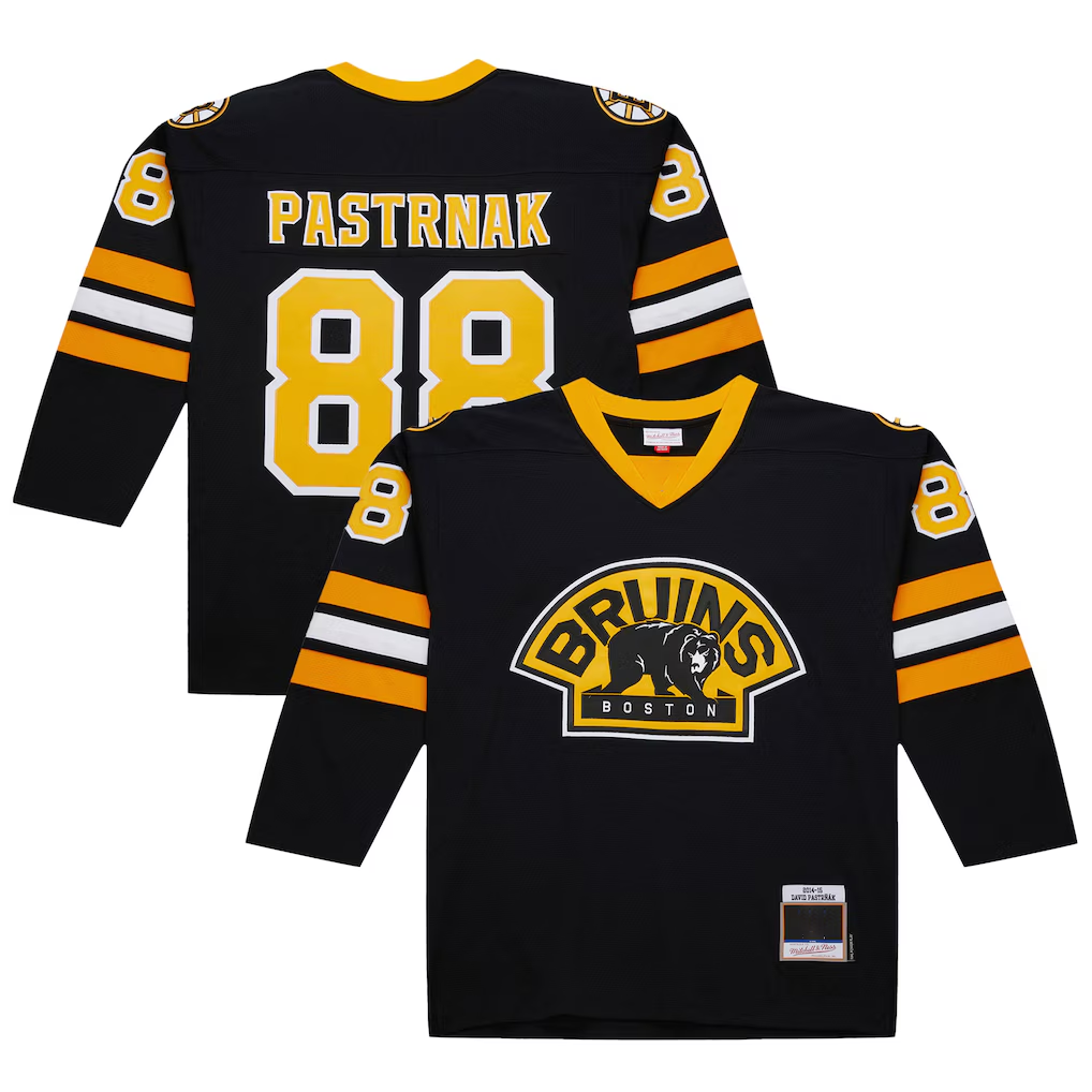 Seanshop B.Bruins #88 David Pastrnak Black 2014-15 Power Play Stitched Jerseys