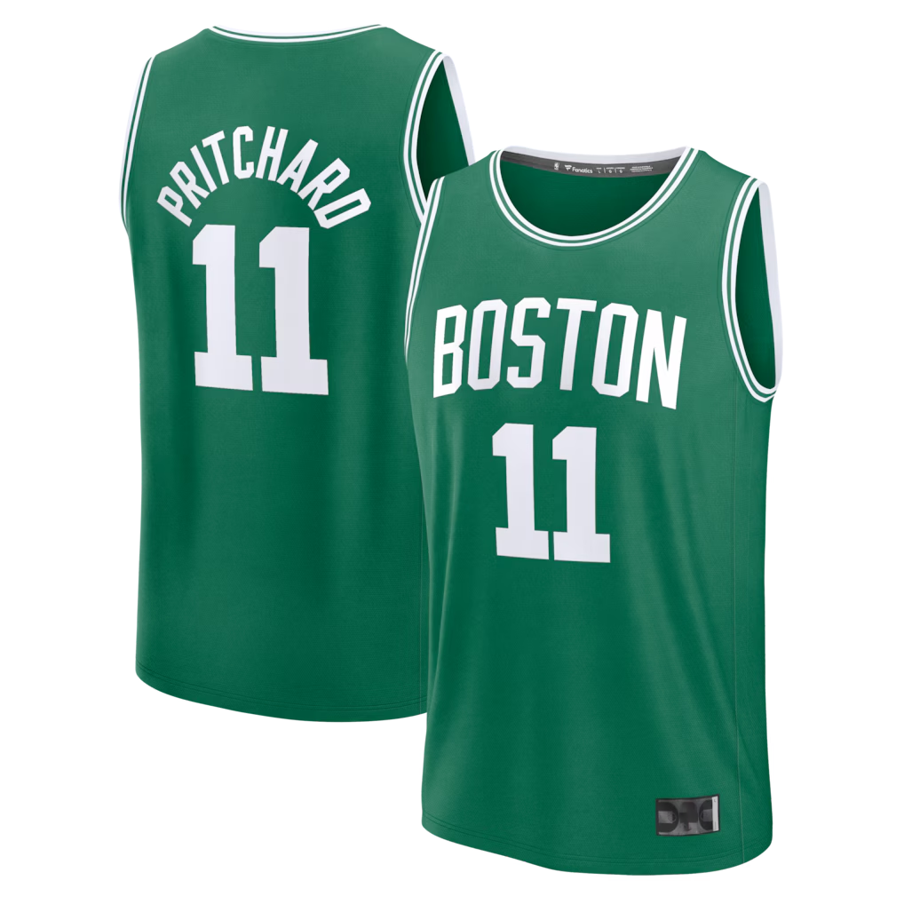 Seanshop B.Celtics #11 Payton Pritchard  Kelly Green Fast Break Replica Jerseys - Icon Edition